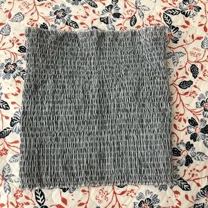 Brandy Grey and White Bandeau